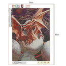 5D DIY Full Drill Diamond Painting Animals Cross Stitch Craft (Dragon 02)