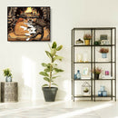 Cat DIY Oil Painting By Numbers Kits Acrylic Color Drawing Living Room Art A