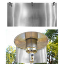 Outdoor Patio Heat Focusing Reflector Shield Save Propane & Natural Gas