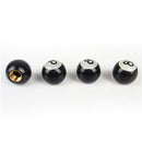 4pcs Pool 8 Ball Car Bike Suv Wheel Tire Tyre Air Dust Valve Stem Covers Caps M&
