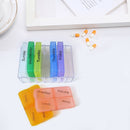 4 Times A Day Weekly Medicine Case Moisture-Proof Container for Pills Vitamin