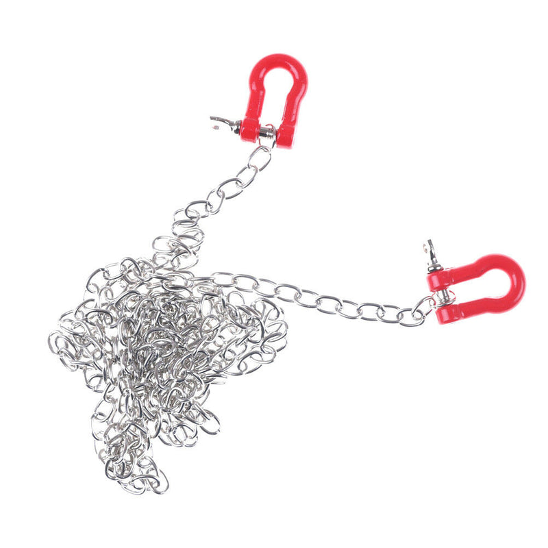 1:10 RC Crawler Parts Tow Hook Trailer Chain Kit for Axial scx10 Tamiya ME