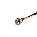5X 12V 8mm LED Indicator Warning Light Lamp Bulb Pilot Dash Panel Car Truck Boat