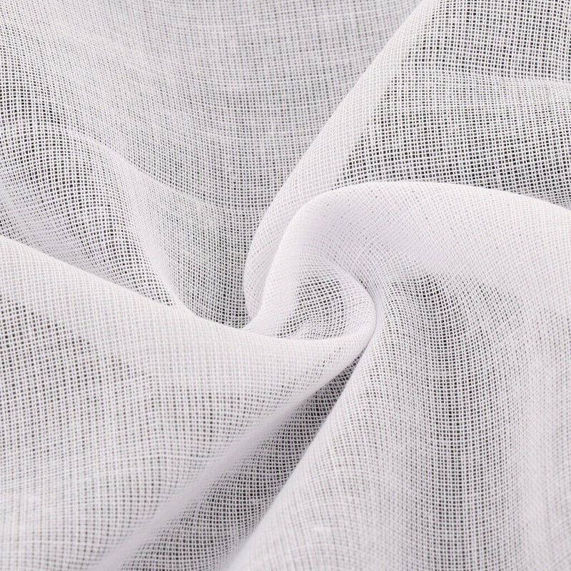3pcs Men Soft Cotton Handkerchiefs White Pocket Square Comfy Hanky Kerchief