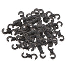 50pc Bicycle Rotating S-Hook Mountain Bike Brake Gear Buckle Cable Clips Holder