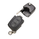 1pc 3-BTS Remote Key Fob Case Shell Blade HAA for A2 A3 A4 A6 A8 TT Blac Kw
