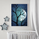 5D DIY Full Drill Diamond Painting Moon Embroidery Mosaic Craft Kit Decor