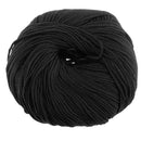 50g Knitting Crochet Black Soft Baby Cotton Wool Yarn Knitwear Craft DIY