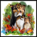 5D DIY Full Drill Diamond Painting Cute Dogs Cross Stitch Embroidery Kits