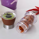 Manual Pepper Grinder Salt Spices Mill Shaker Transparent Grinding Tool Mil K5E6