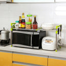 Multipurpose Shelf With Double Layers Microwave Or Oven Shelves Kitchen Sto