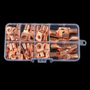 140pcs Connector Terminal Set Adapter Ring Lug Starter Cable Heat Shrink Tubing