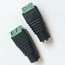 DC Power Male 5.5 x 2.1mm Jack Adapter Cable Plug Connector for CCTV / SLS