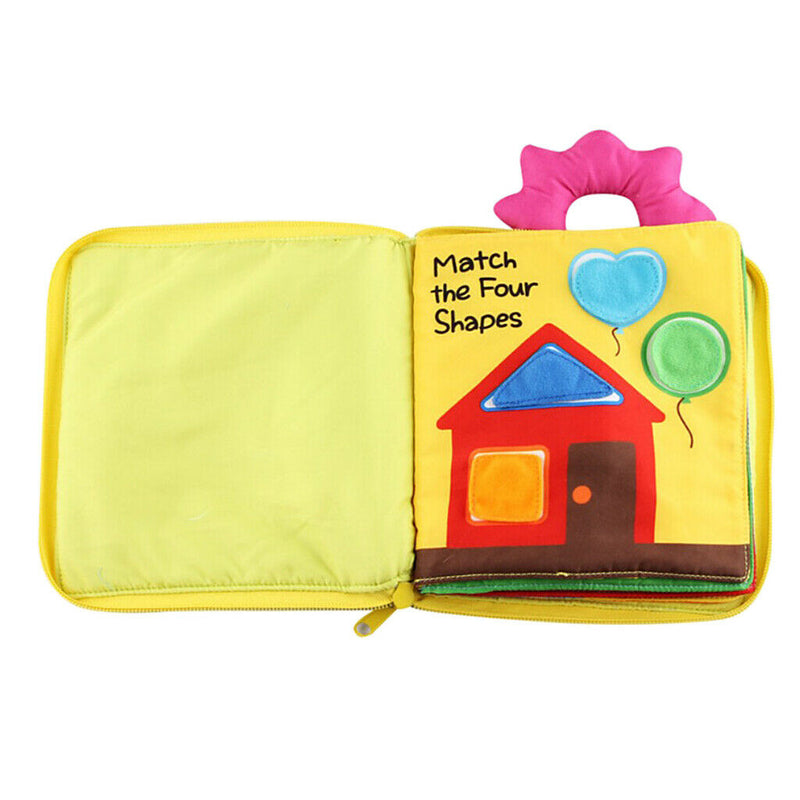 Baby Book, Cloth Book Baby Gift, Fun Interactive Soft Book for Babies, Infants,