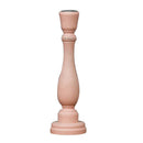 Candlestick Pillar Candle Stand Tealight Holder for Dinner Party-Pink-L