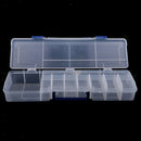 Fishing Tackle Box 2 Layers Fishing Lure Bait Hook Accessory Storage Case