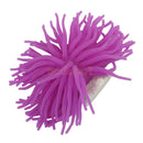 Purple Blue Tips Silicone Coral for Aquarium Fish Tank Ornament Decoration New