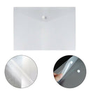 30pcs A4 Transparent PP File Folder Binder Bill Envelope Storage Bag Holder