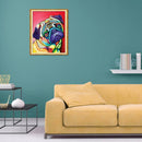 5D DIY Full Drill Diamond Painting Dog Cross Stitch Embroidery Needlework
