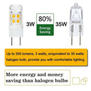 LED G8 Light Bulb, G8 GY8.6 Bi-pin Base LED, Not Dimmable T4 G8 Base Bi-pin