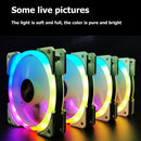 PC ARGB Cooling Fan 12V RGB 6 Pin 120mm Quiet Wireless Computer Case Cooler
