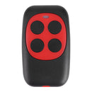 4 Channels 433MHz Remote Control Garage Door Electric Gate Key Fob (Red) A