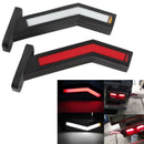 2Pcs LEDs Side Marker Lamps End Outline Light 12/24V for Trailer Truck Lorry