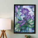 5D DIY Full Drill Special Shaped Diamond Painting Dragonfly Embroidery Kit