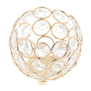 Crystal Candle Holder Candlestick Desktop Centerpieces Ornament for Party