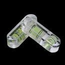 2 Pcs Eini T-type Bubble Spirit Level Acrylic Eeasuring Level Adjustment%o