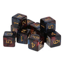 10pcs 6 Sided Dice D6 Polyhedral Dice for Dungeons and Dragons Table Games Blue
