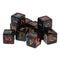 10pcs 6 Sided Dice D6 Polyhedral Dice for Dungeons and Dragons Table Games Blue