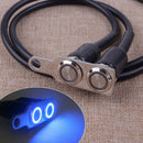 Motorcycle ATV Handlebar Head Light Mounting Switch Double Control Switch Button