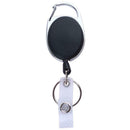 Outdoor Survival EDC Nylon Rope Recoil Ring Retractable Key Chain with Clip