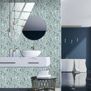 10pcs Ceramic Tile Stickers Set Decorative Wall Decals for Kitchen (TS266) A