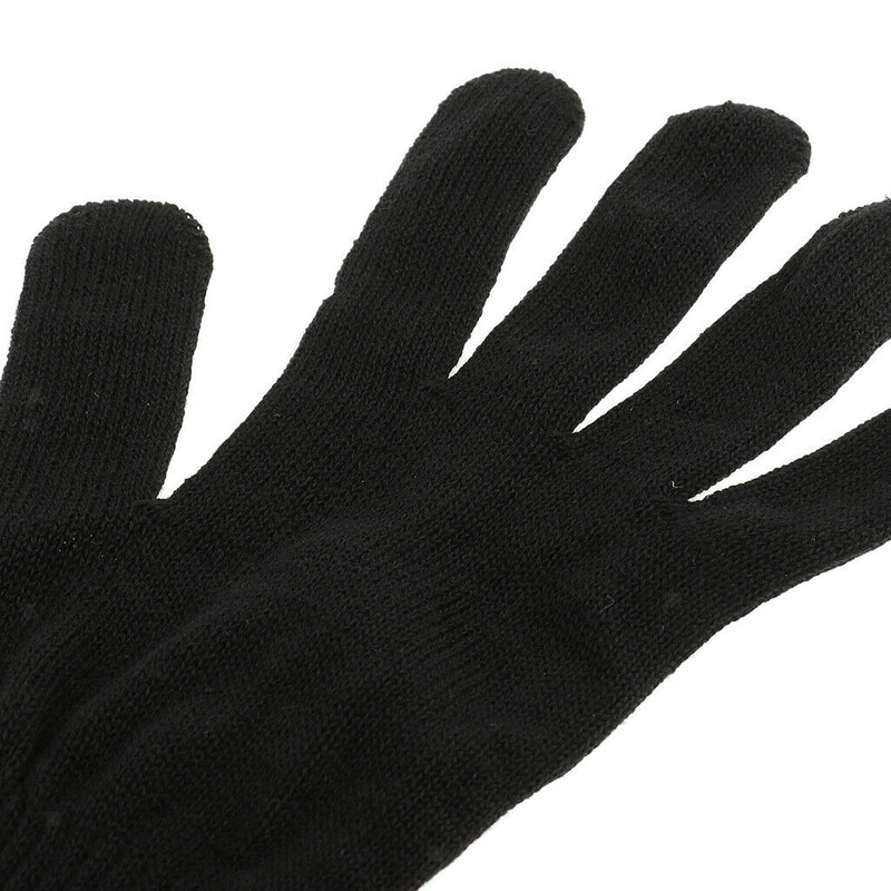 Styling Heat Resistant Glove Reusable Flat Iron Straightener Hand Mitt Black