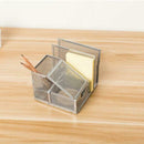 Simple and Stylish Metal Grid Creative Home Office Finishing Storage Pen Holder