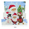 Santa Claus 5D DIY Special Shape Part Drill Diamond Greeting Card (HK204)