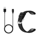Replacement USB Charging Data Cable & Watch Band for Garmin Fenix 5x Black