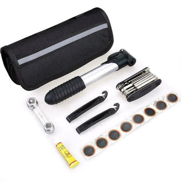 1 Set Multifunctional Bicycle Repair Kit Tire Repair Inflator Repair Kit Y5T6