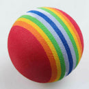 50pcs Golf Swing Training Aids Indoor Practice Sponge Foam Rainbow Balls