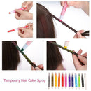 12 Colors Crayons Temporary Salon Kit Dye Chalk Pastel Beauty Hairstyle Tools