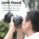 Reflection-free Collapsible Silicone Lens Hood for Camera Phone (Small)
