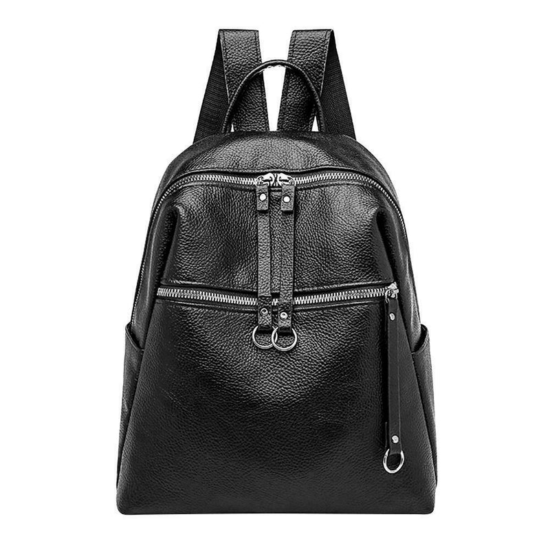 Women Backpack PU Leather Shoulder Bag Student Girls Travel School Bags A