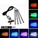 1PCS Car Interior 5050 RGB SMD 48LED 5V LEDS SMD LED Strip Light +APP Controller