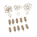 1Set F-Type Female RF Connector and Nut Gasket Kits for TV Set-top-box