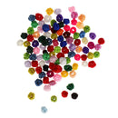 100pcs Crochet Ball Chinese Knot Loose Spacer Beads Sewing Accessories for