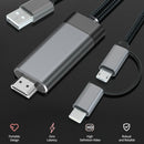 2 In 1 USB C Type C To HDMI Digital AV Video Adapter TV Projector HD 1080P
