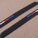 2X Black Front Rear Bumper Anti Scratch Protector Strip Trim Corner Guard