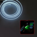 12V Wire White Cold Light Line Neon Lamp Car Atmosphere Light Decor Accessories